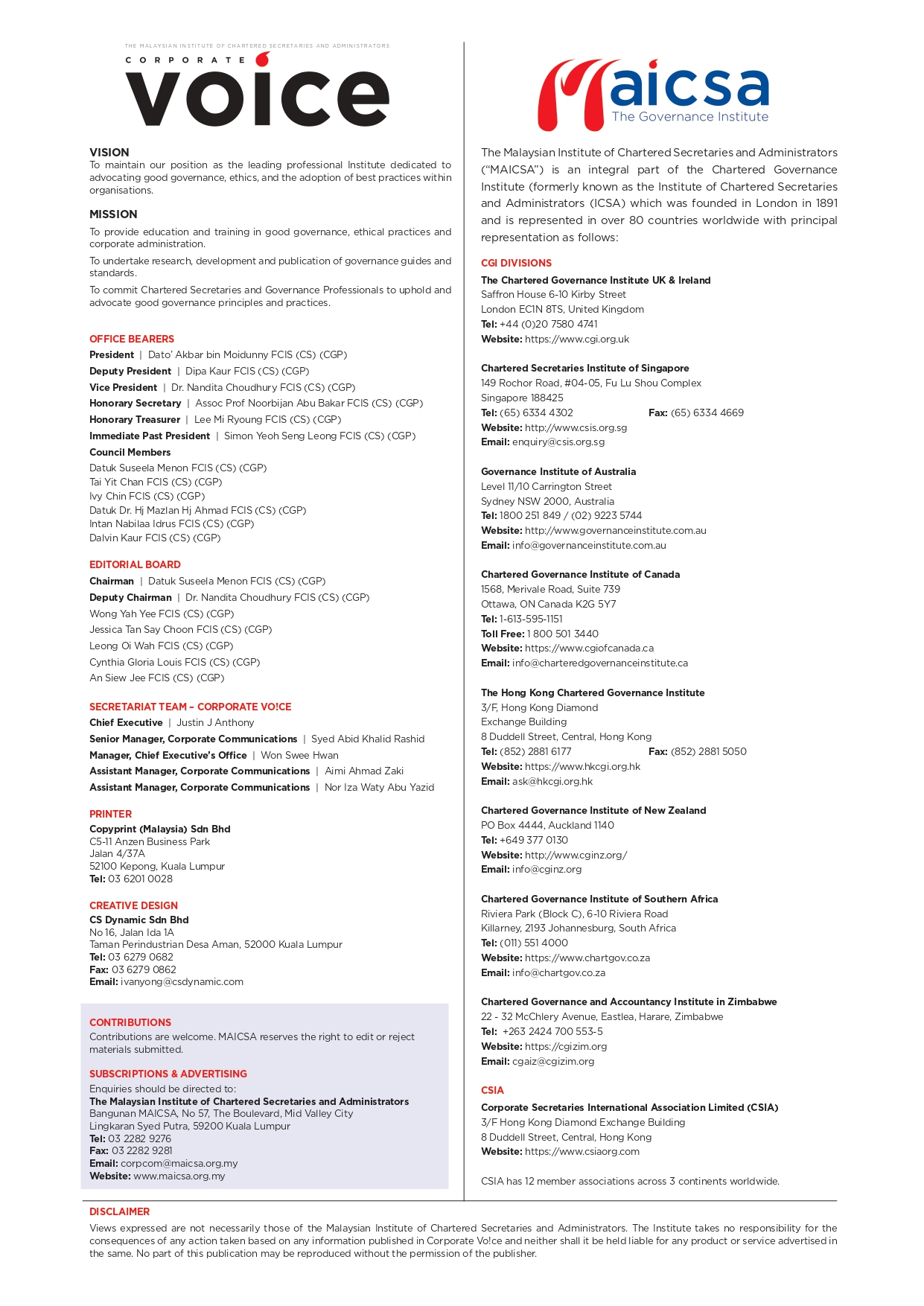 MAICSA Jan-March 2026