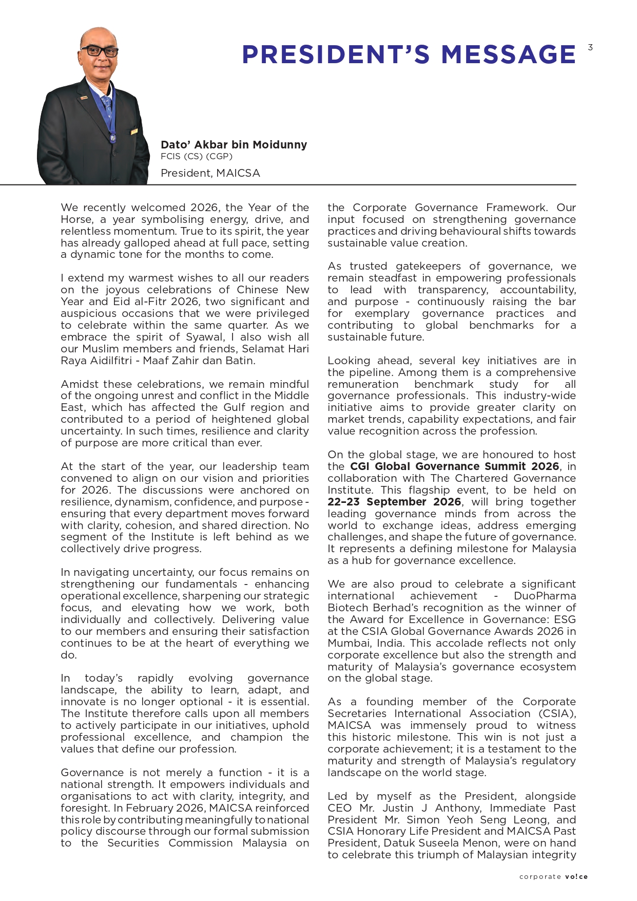 MAICSA Jan-March 2026
