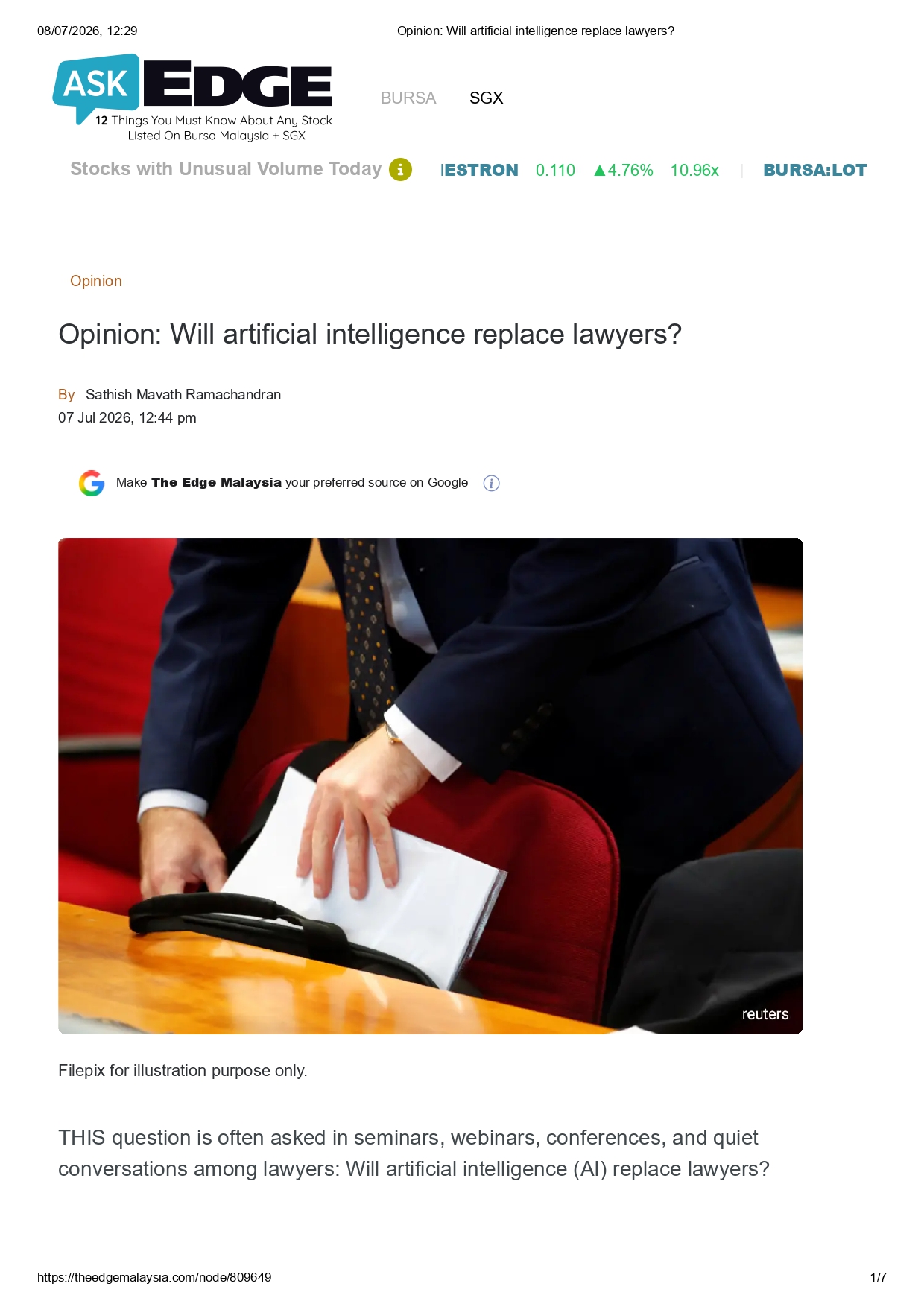 Opinion